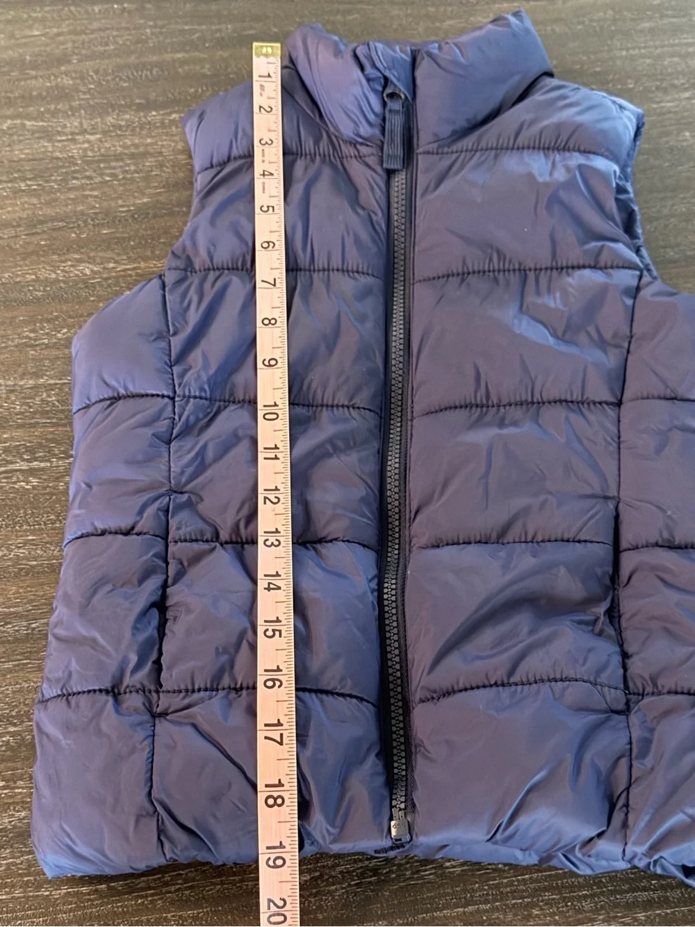 Old Navy Girls Small (6/7) Navy Puffy Vest